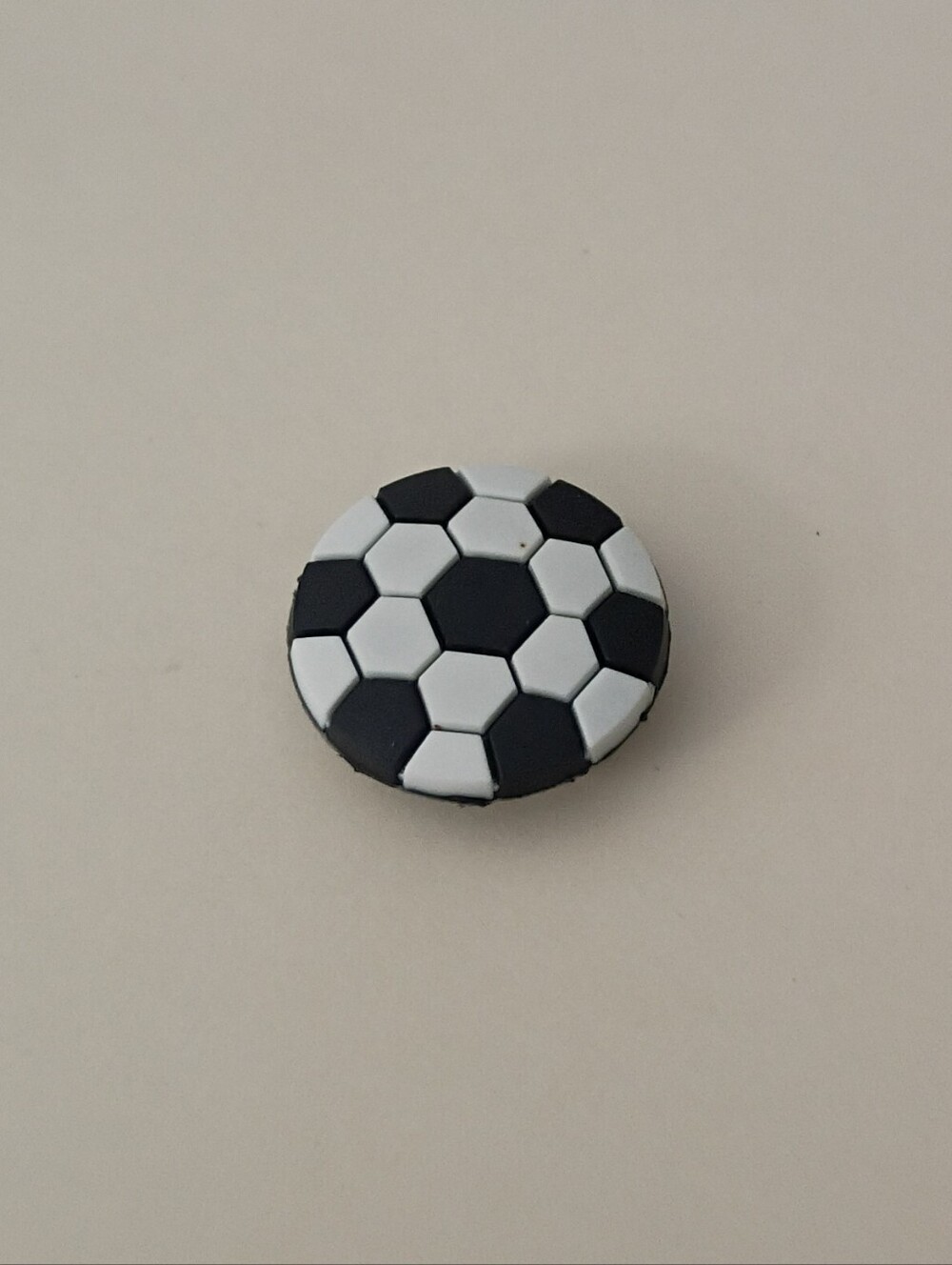 10 for $10 Jibbitz Croc Charm - Soccer Ball  Football Sports Black & White 5